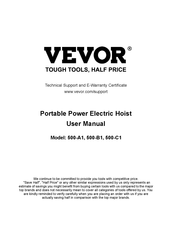 VEVOR 500-A1 User Manual