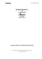 Toshiba Alexion TSX-033A Service Manual