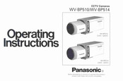 Panasonic WV-BP510 Operating Instructions Manual