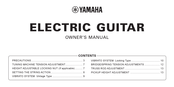 Yamaha Pacifica 112VMX YNS RL Owner's Manual