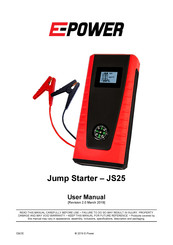 E-POWER JS25 User Manual