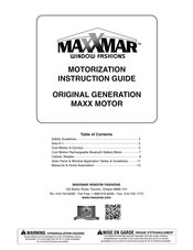 MaxxMar MAXX Instruction Manual