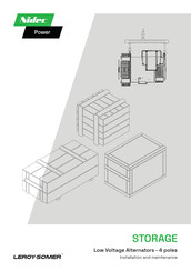 Leroy-Somer Nidec Power STORAGE Installation And Maintenance Manual