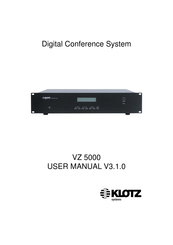 Klotz VZ 5000 User Manual