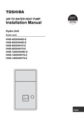 Toshiba HWS-1405XWHT9-E Installation Manual