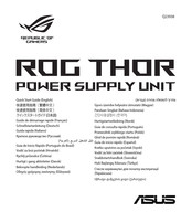 Asus ROG THOR Quick Start Manual