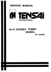 Tensai TT-3045 Service Manual