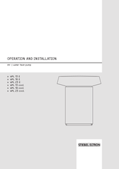 STIEBEL ELTRON 223402 Operation And Installation Manual