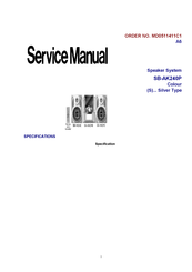 Panasonic SB-AK240P Service Manual