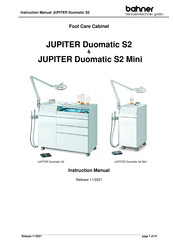 Bahner Feinwerktechnik JUPITER Duomatic S2 Mini Instruction Manual