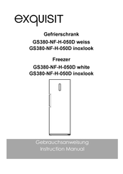 Exquisit GS380-NF-H-050D Instruction Manual
