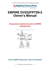 Empire Comfort Systems INTERMITTENT PILOT DVD FP7-3 Series Installation Instructions Manual