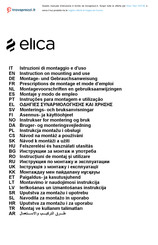 ELICA Twin IX/F/90 Instruction On Mounting And Use Manual
