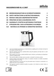 Silva Homeline KL-G 2007 Safety Instructions & Instruction Manual