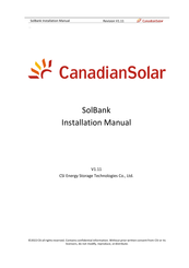 CanadianSolar CSI-SolBank-S-2967-2h-US Installation Manual