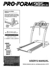 Pro-Form 831.298301 User Manual