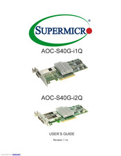 Supermicro AOC-S40G-i2Q User Manual