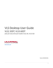 Universal Laser Systems VLS3.60DT Desktop User Manual