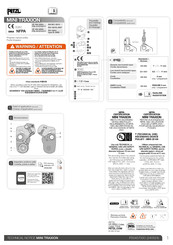 Petzl MINI TRAXION Technical Notice