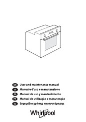 Whirlpool AKZ 663/IX User And Maintenance Manual