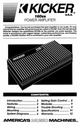 Kicker 160ss Manual