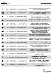ITT Industries FLYGT JETSM Instructions For Installation And Use Manual