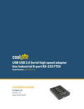 CoolGear USB2-8COM-M Installation Manual