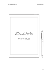 Geniatech KloudNote S User Manual