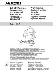 HIKOKI CC 14SF Handling Instructions Manual