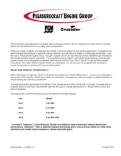 Crusader 5.7L MPI Instruction Manual