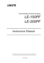 LineEye LE-200PF Instruction Manual