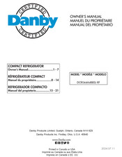 Danby DCR044A4BBSL-RF Owner's Manual