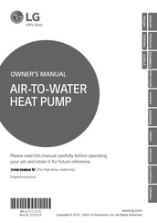 LG THERMA V HU161HA Owner's Manual