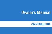 Honda RIDGELINE 2025 Owner's Manual