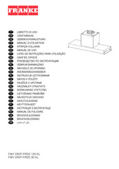 Franke FMY DRIP-FREE 120 KL User Manual