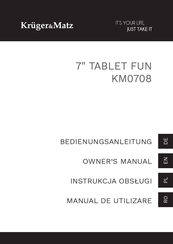Krüger & Matz KM0708 Owner's Manual