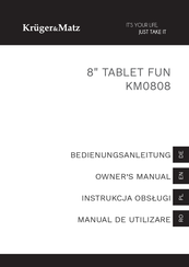 Krüger & Matz KM0808 Owner's Manual