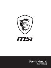 MSI WT73VR 7RM-1205TAA User Manual