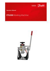 Danfoss ET6300KT Operator's Manual
