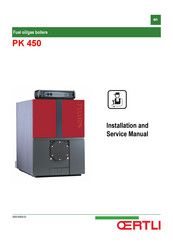 OERTLI PK 450-11 Installation And Service Manual