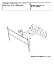 PEERLESS PLA50-UNLP-GS Installation And Assembly Manual