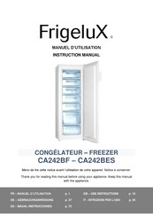 Frigelux CA242BES Instruction Manual