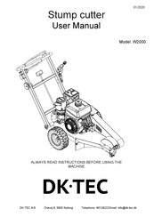 DK-TEC W2000 User Manual