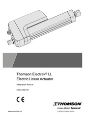 Regal Rexnord Thomson Electrak LL Installation Manual