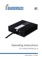 Intertec Data Systems CP HORIZOHERM DC.A Operating Instructions Manual
