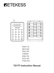 Retekess TD177 Instruction Manual
