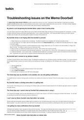 Belkin Wemo WDC010 Manual