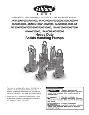 Ashland Pump 6ANC2000M4 Operation, Performance, Specifications And Parts Manual