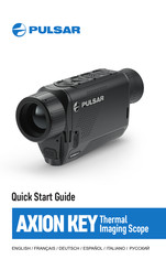 Pulsar AXION KEY XM22 Quick Start Manual