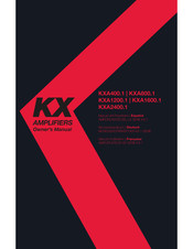 Kicker KXA1600.1 Owner's Manual